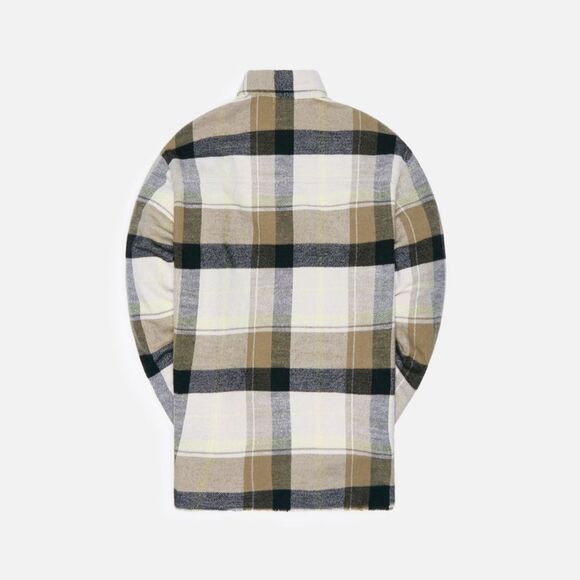 John Elliott Hemi Oversized Shirt Cyclone Check Size 1 Small Kith Buttoned - Picture 2 of 7